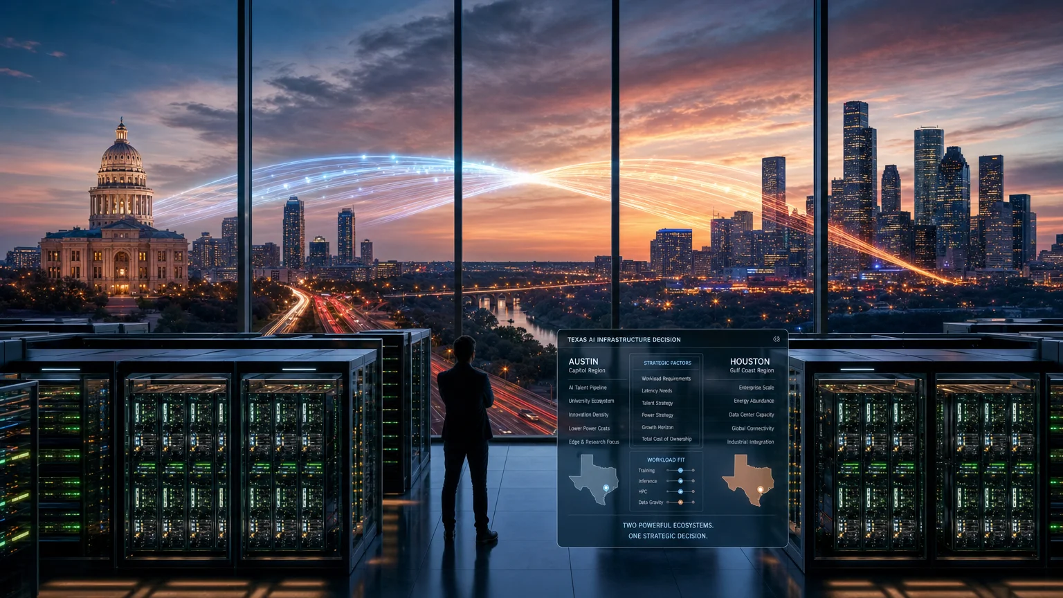 AI data center site selection