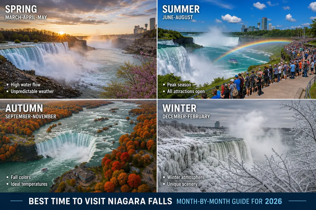 Month-by-Month Breakdown: Best Time to Visit Niagara Falls in 2026