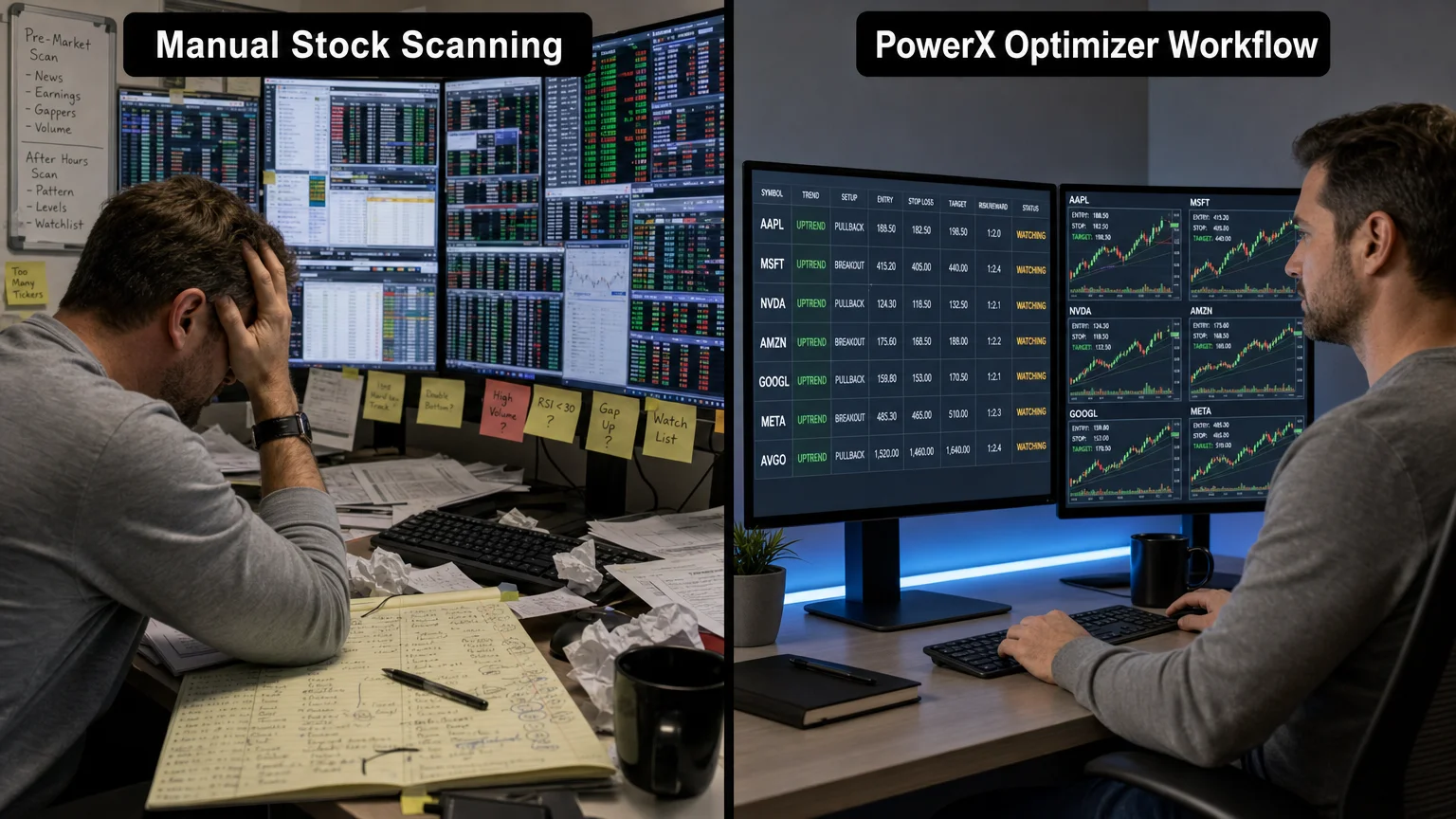 split-frame before-and-after comparison 16 9 landscape format LEFT Economics Savvy
