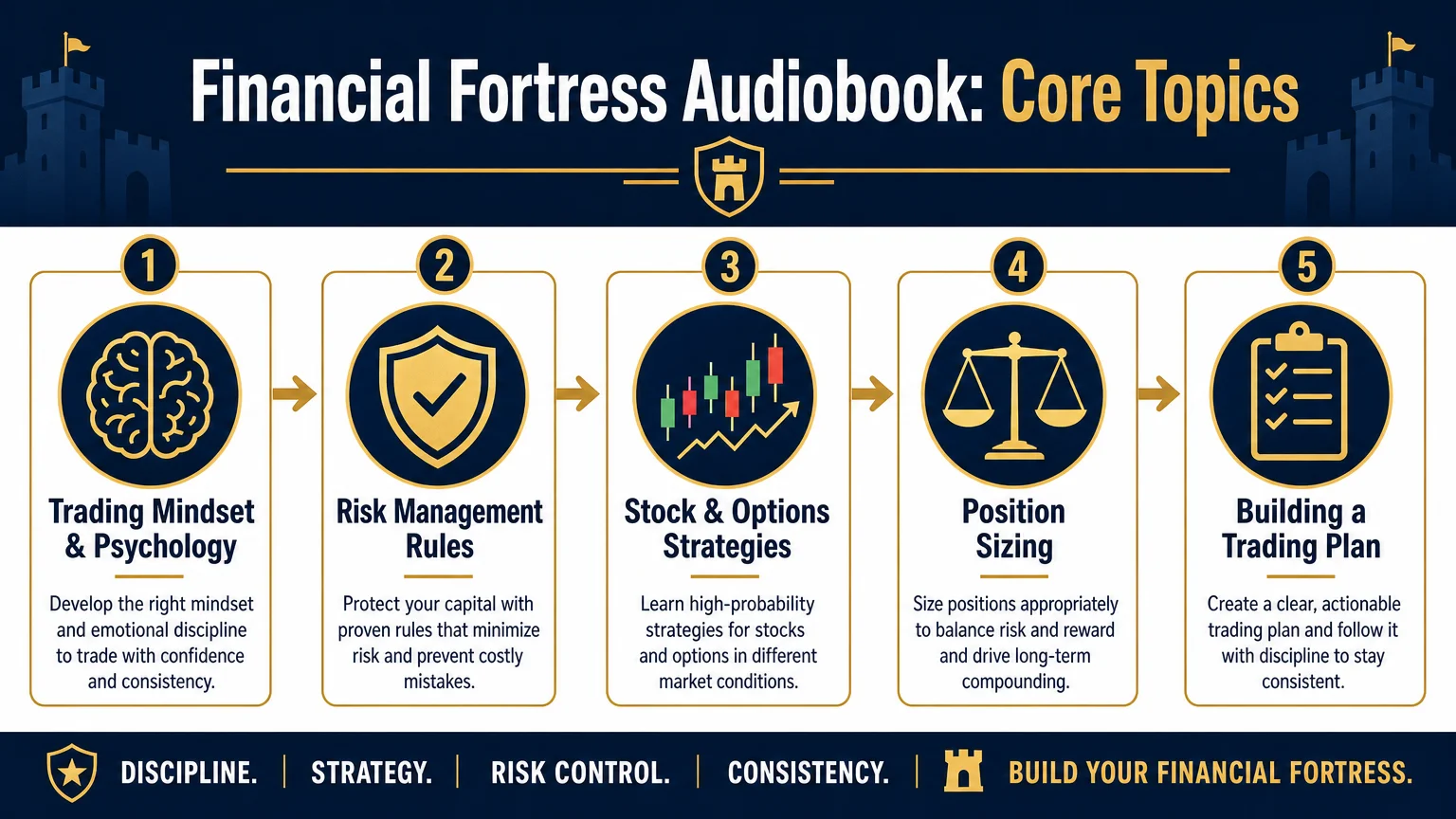 detailed educational infographic clean flat-design style illustrating core Economics Savvy