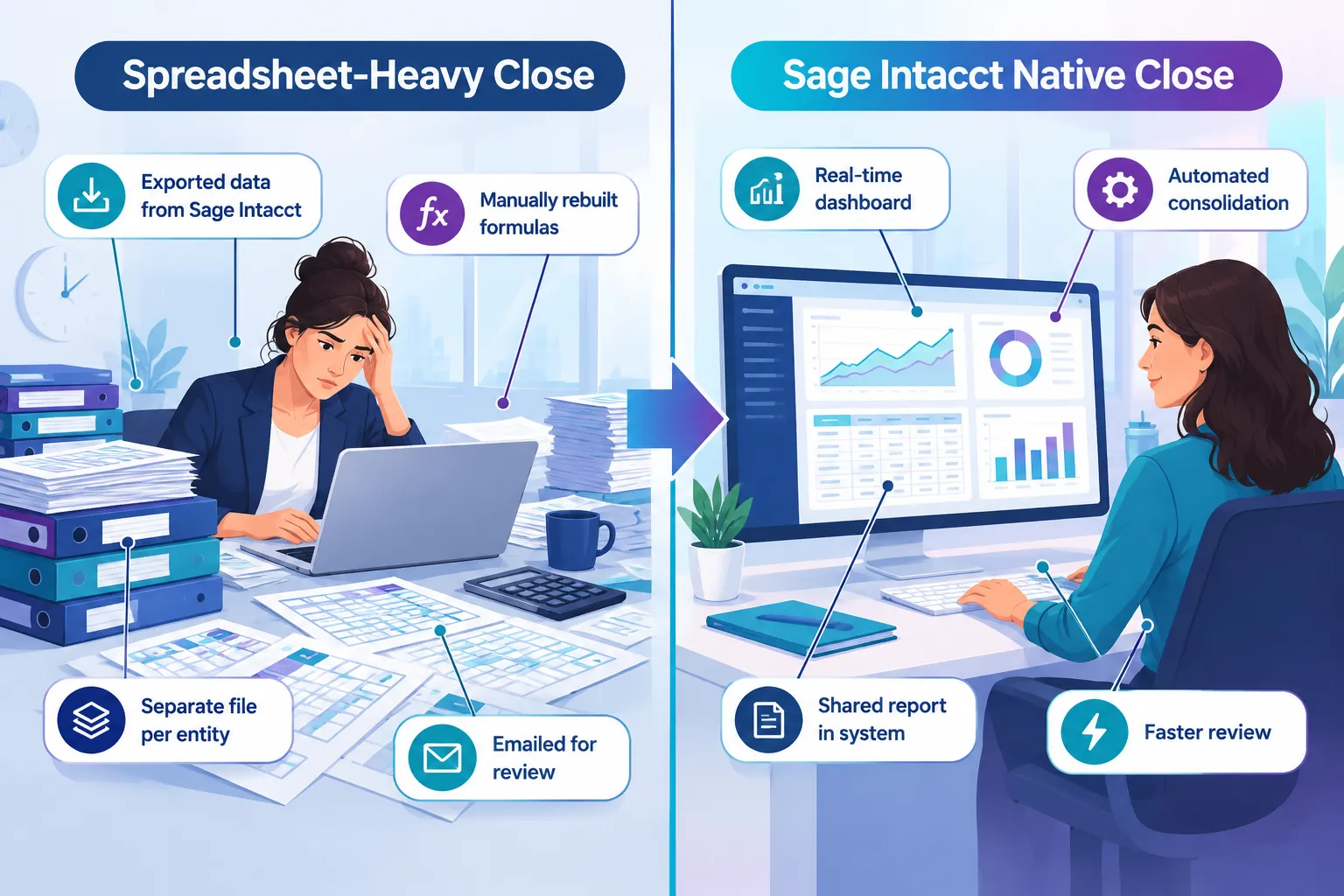 Where Spreadsheets Often Creep Back Into Sage Intacct Processes