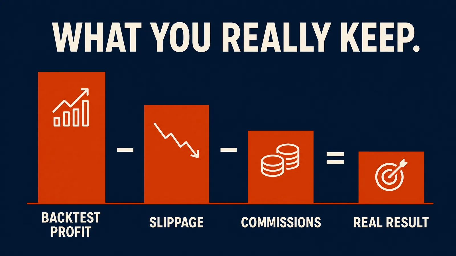 How slippage and commissions shrink backtest profits