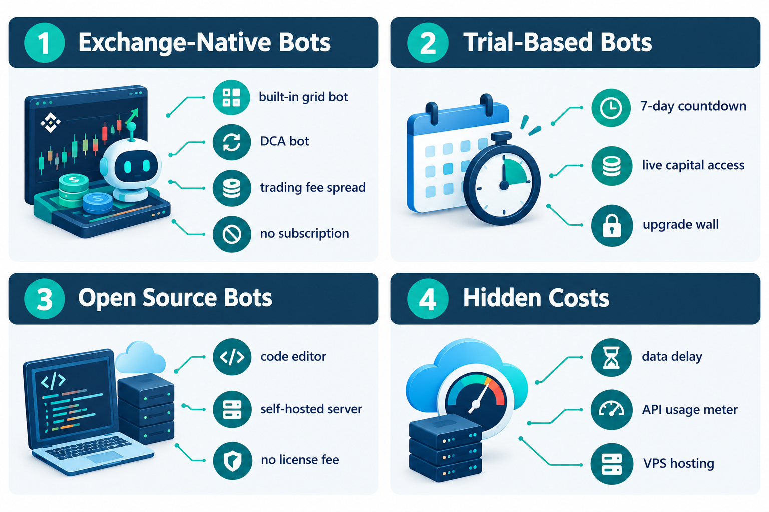 What free actually means with free AI trading bots